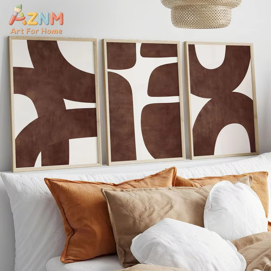 Photography Geometry - AZNM 3 Pieces Abstract Geometric Wall