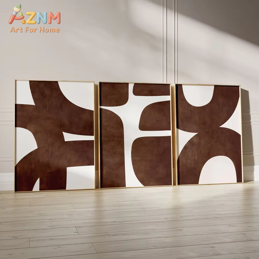 AZNM 3 Pieces Abstract Geometr - Photography Geometry 评论和价格