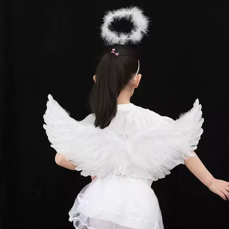 Angel Feather Wings + Headband - Photography Cheat Sheet 评论和价格
