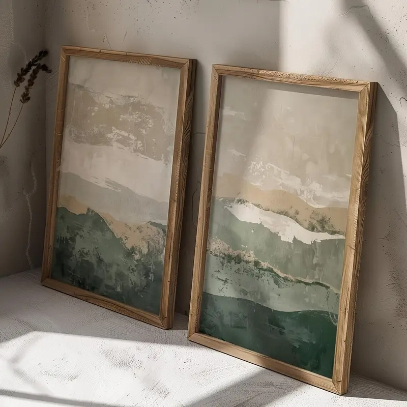 2pcs/set Wabi Sabi Abstract Ge - Photography Geometry 评论和价格