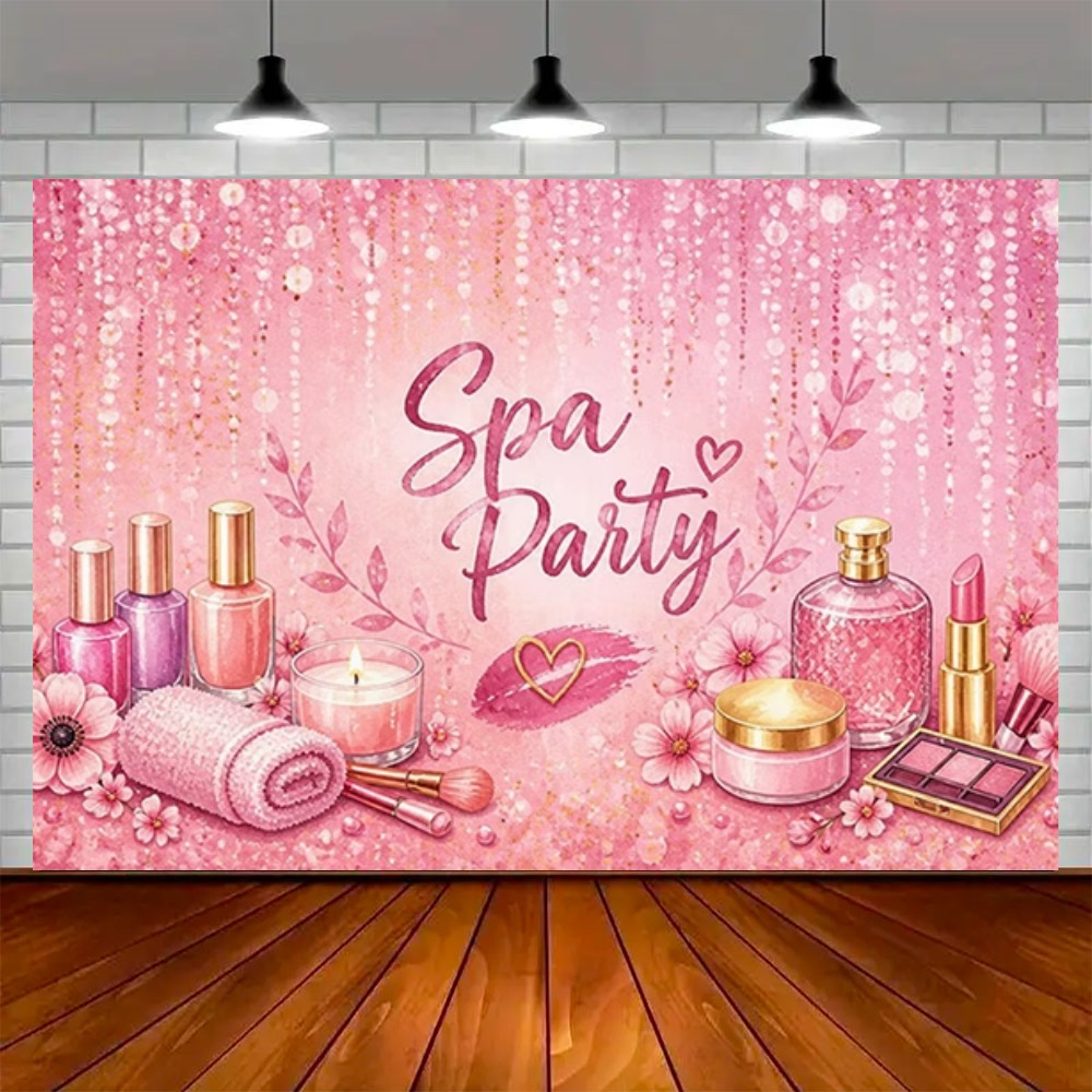 Spa Party Decoration Backdrop  - Photography Cheat Sheet 评论和价格