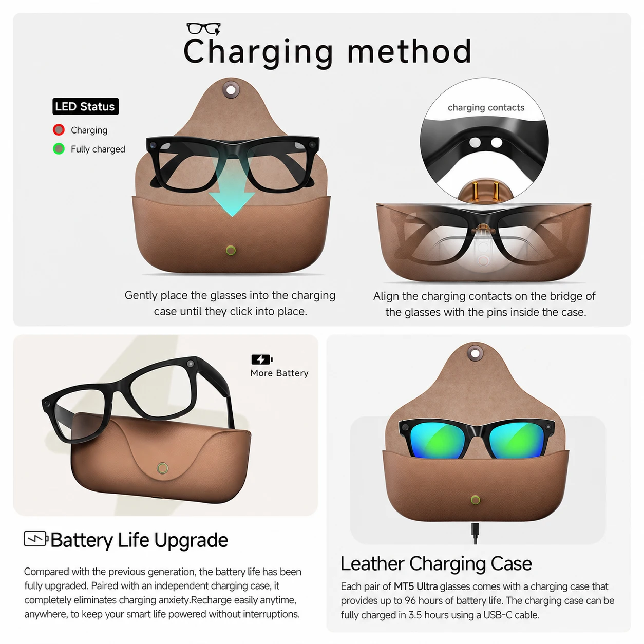 2026 Smart AI Glasses MT5-mini - Photography Japanese 评论和价格