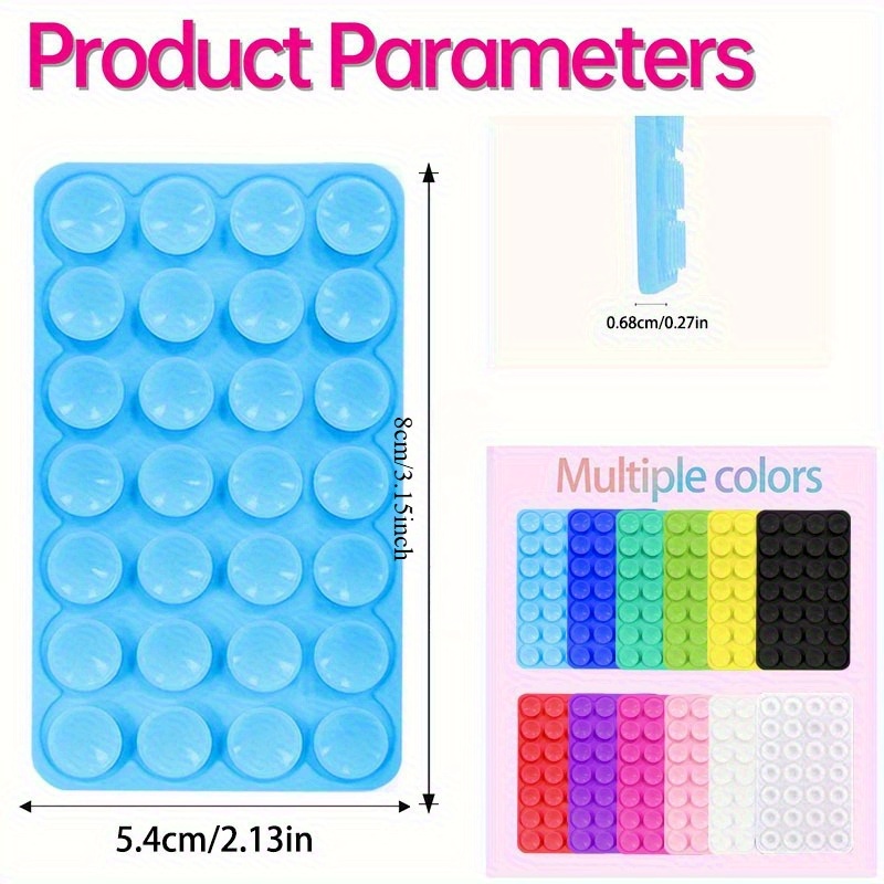 10Pcs Double-Sided Silicone Su - Photography Videos Free 评论和价格