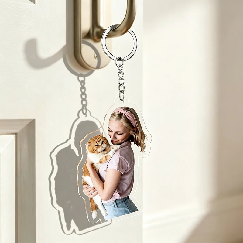 Custom Photo Acrylic Keychain  - Photographic Memory 评论和价格