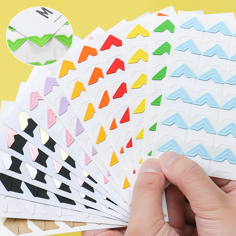 48pcs/2 Sheets  Photo Corner S - Photography Cheat Sheet 评论和价格